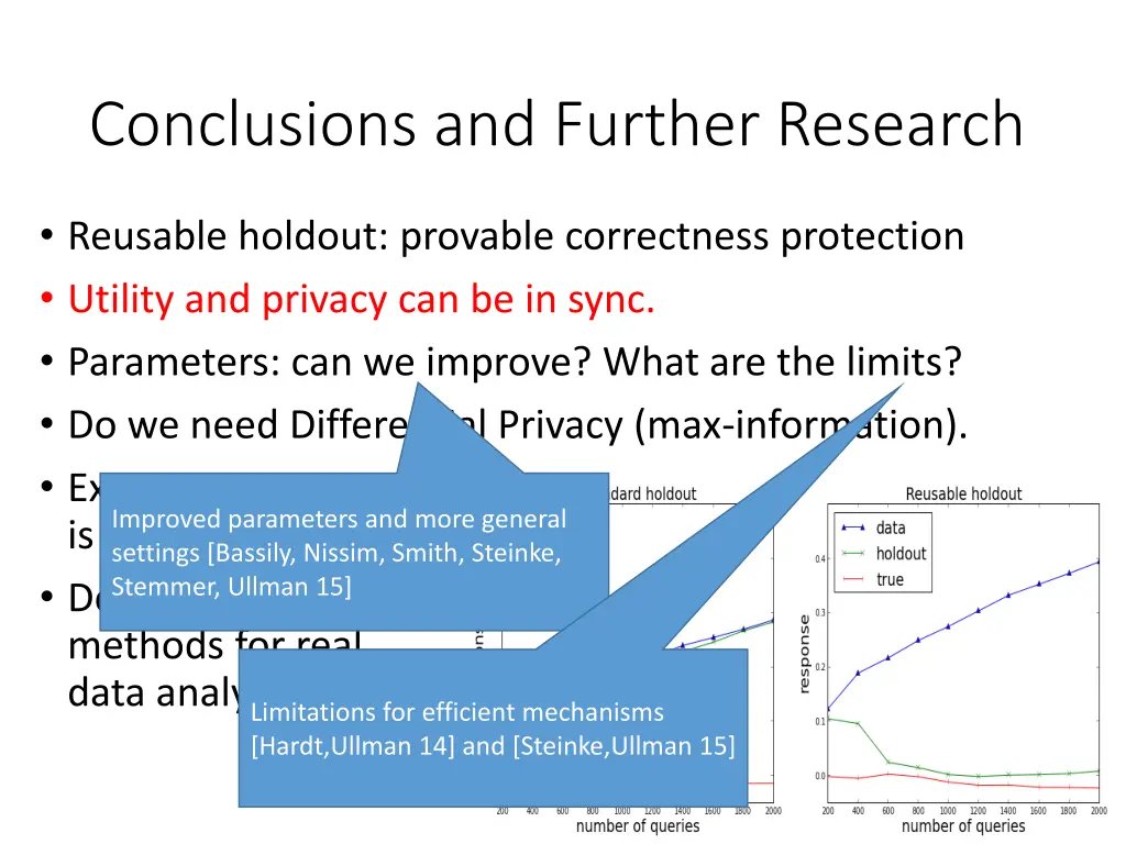 conclusions and further research