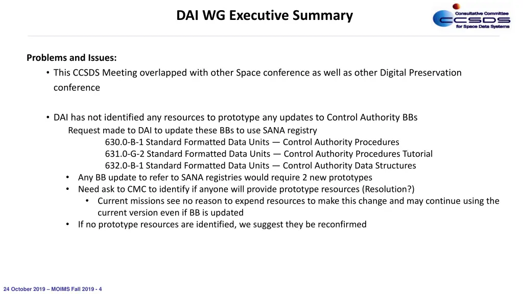 dai wg executive summary 2