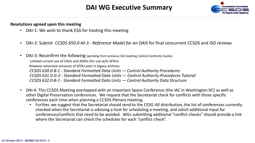 dai wg executive summary 3