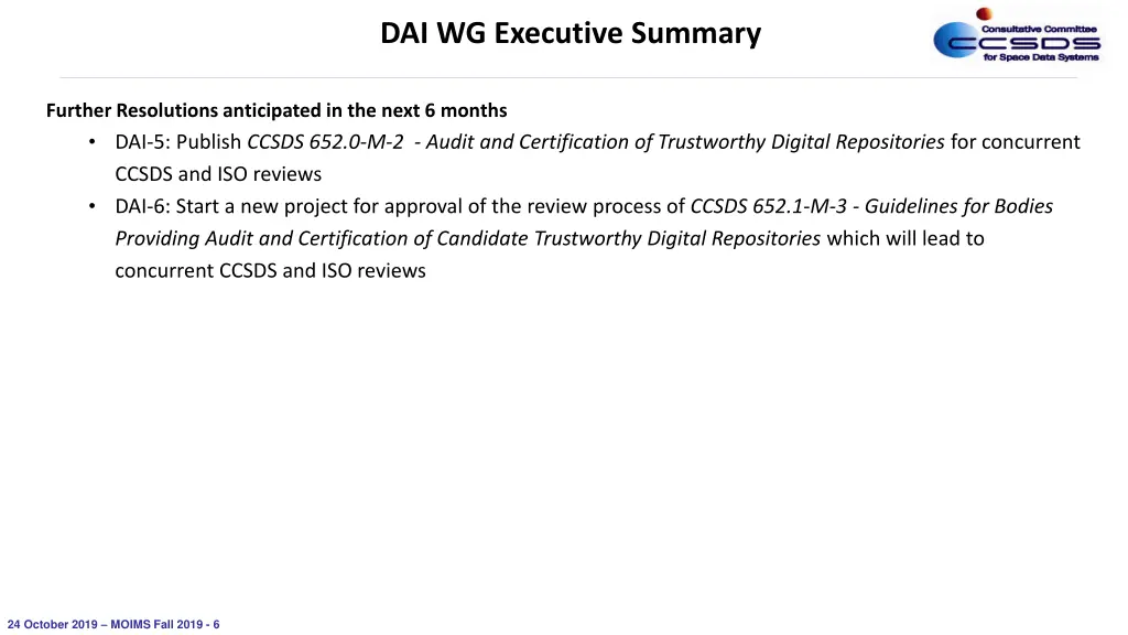 dai wg executive summary 4