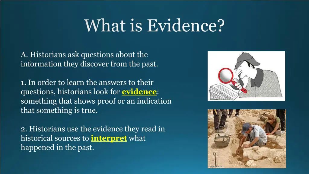 what is evidence