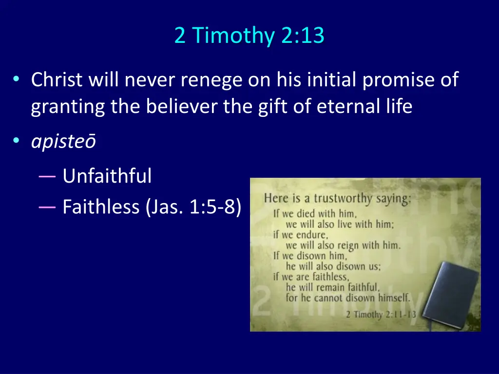 2 timothy 2 13