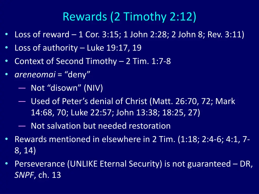 rewards 2 timothy 2 12 1