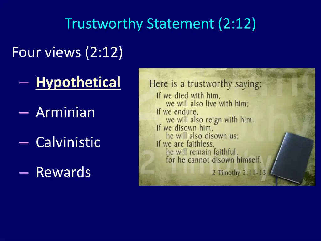 trustworthy statement 2 12 1