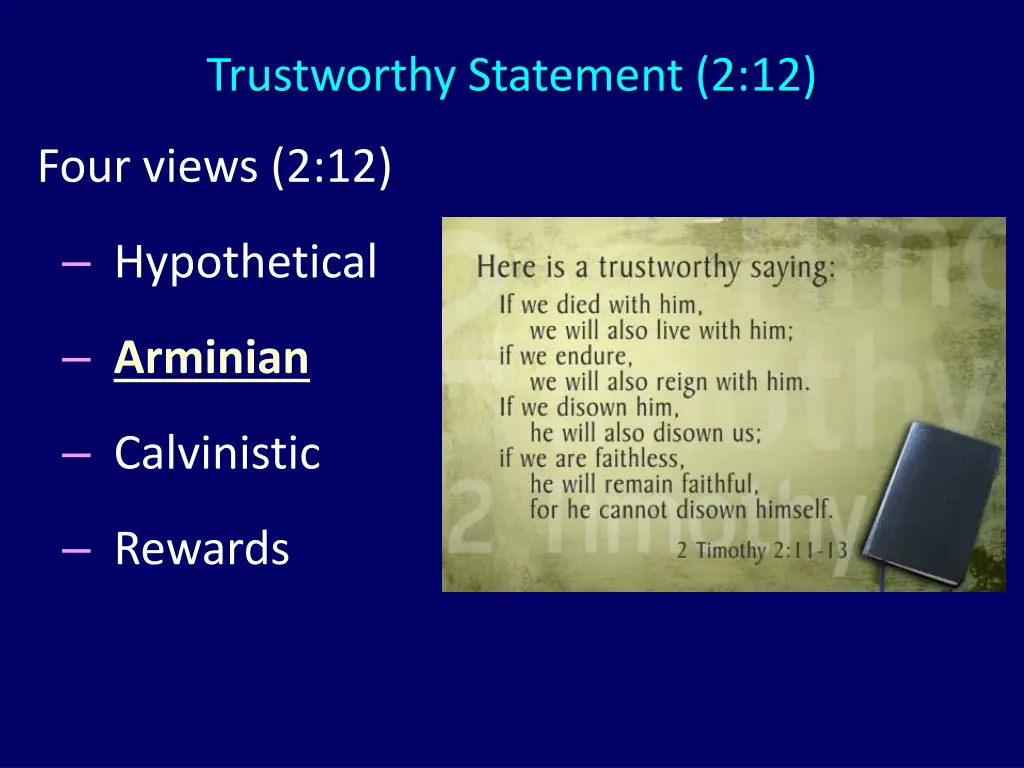 trustworthy statement 2 12 2