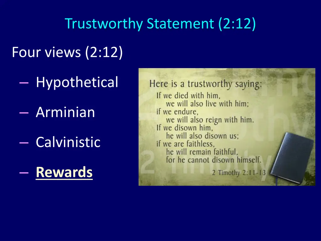 trustworthy statement 2 12 4