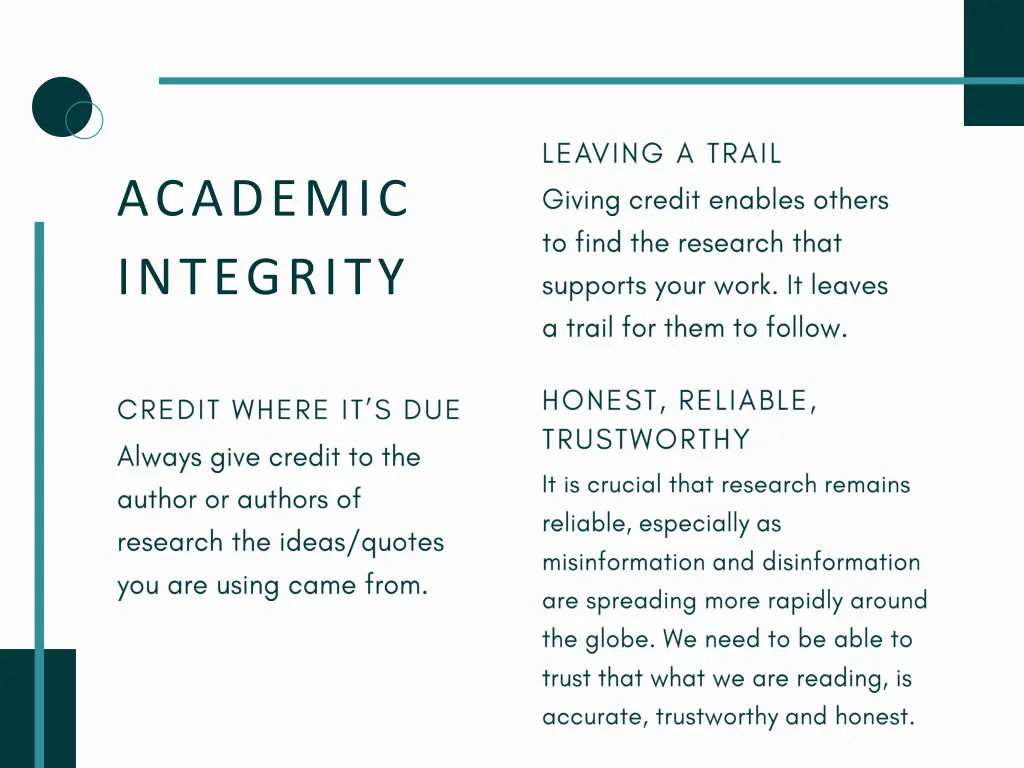 academic integrity