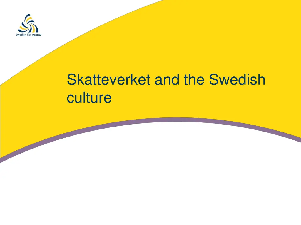 skatteverket and the swedish culture