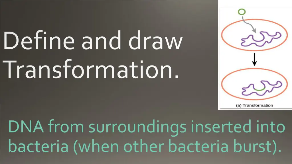 define and draw transformation