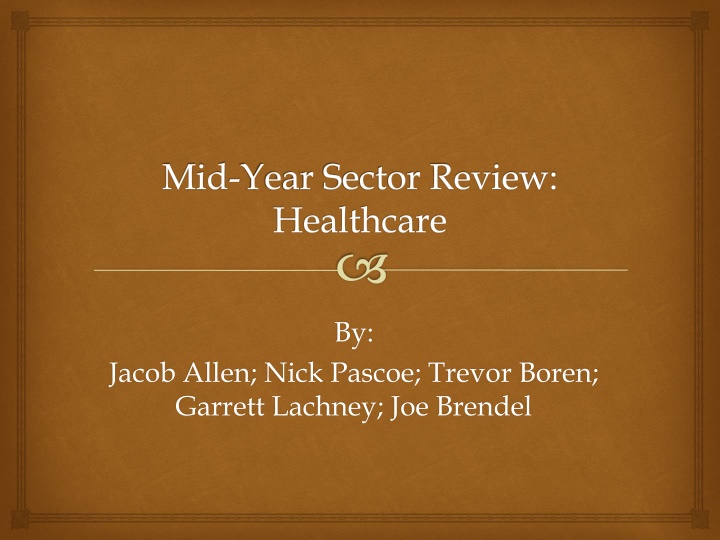 mid year sector review healthcare