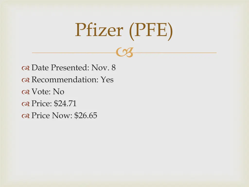 pfizer pfe