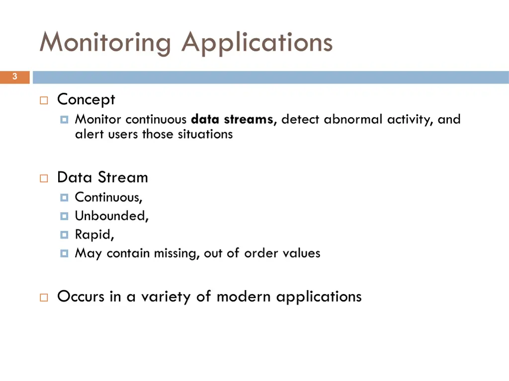 monitoring applications