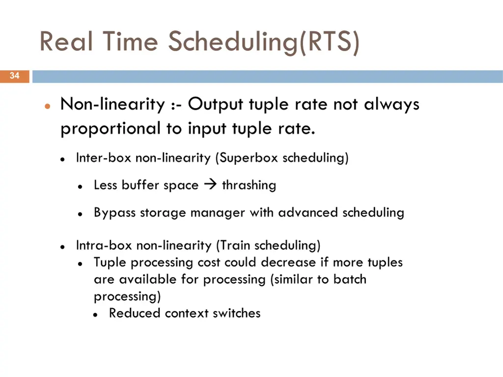 real time scheduling rts 1