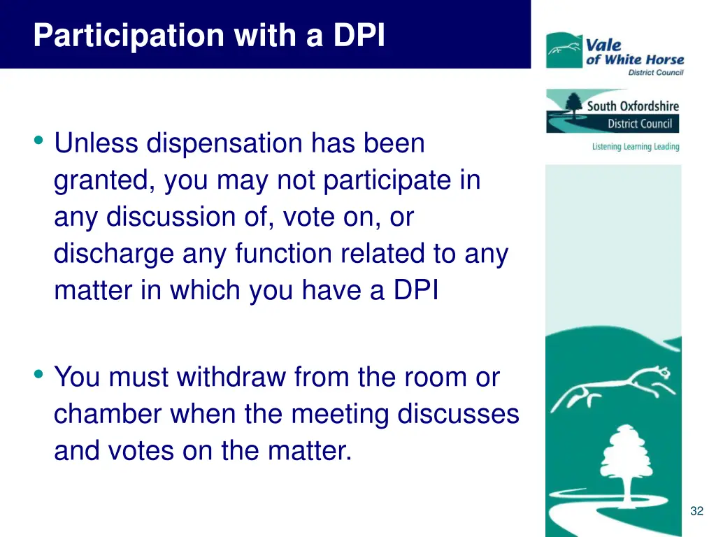 participation with a dpi