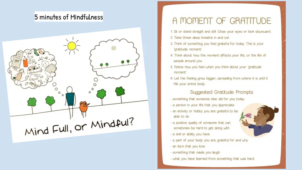 5 minutes of mindfulness