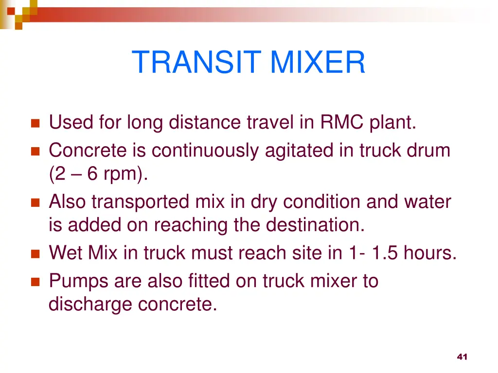 transit mixer 1