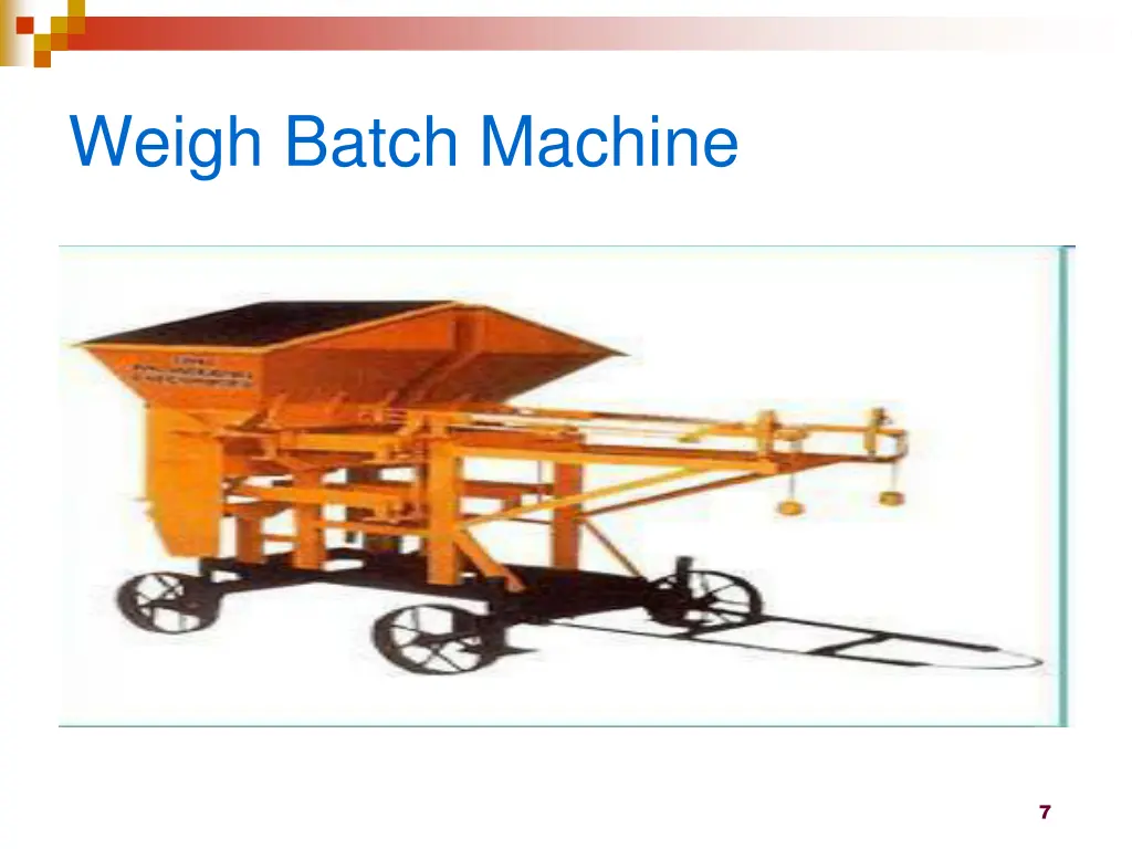 weigh batch machine