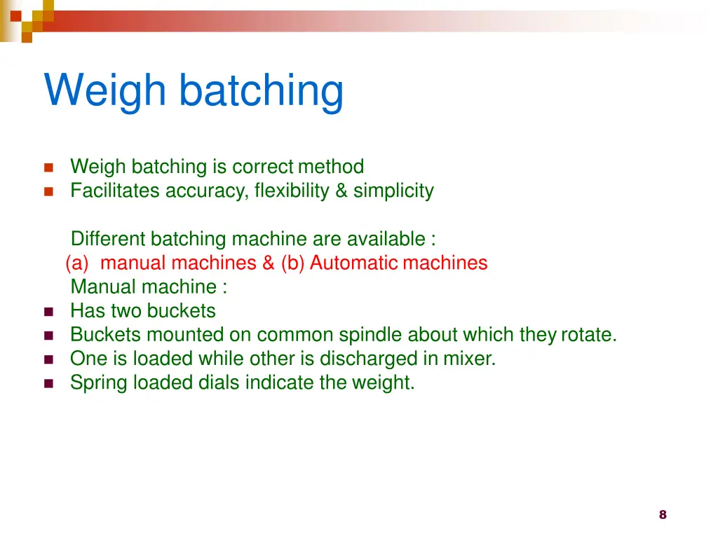 weigh batching