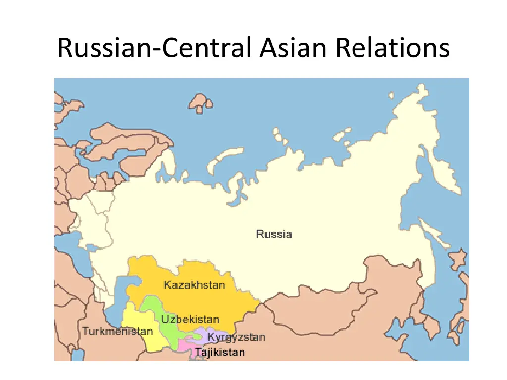 russian central asian relations