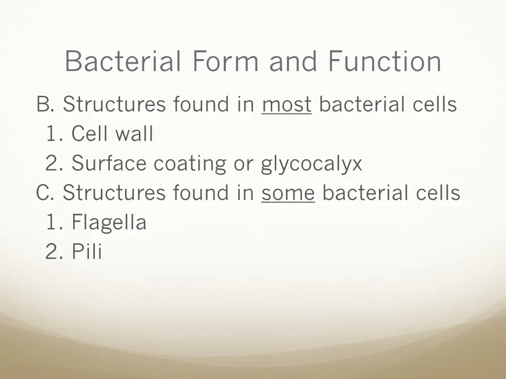 bacterial form and function 1