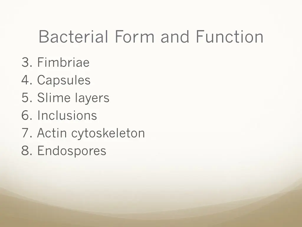 bacterial form and function 2