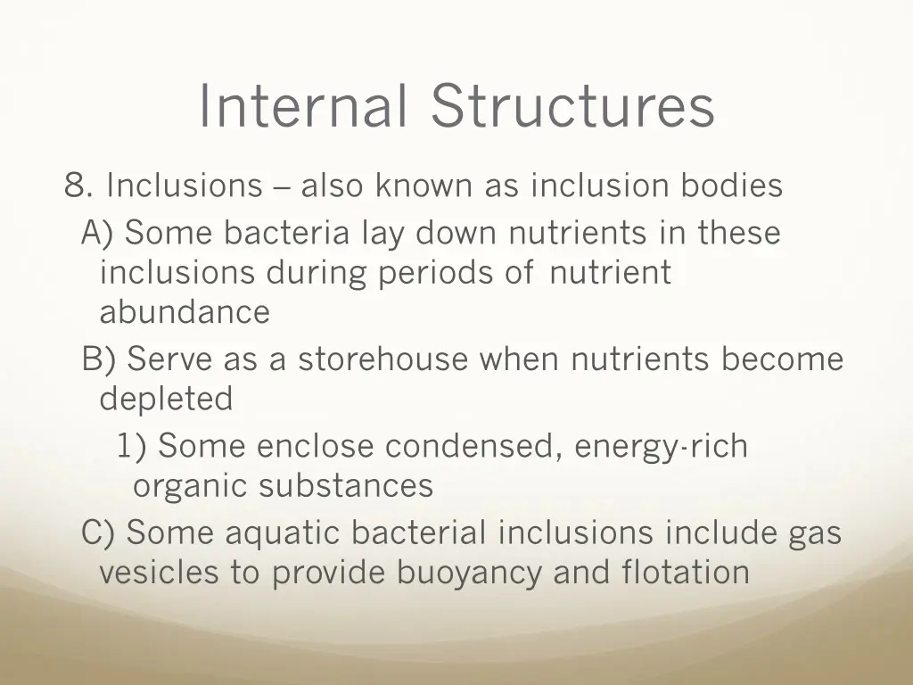 internal structures 4