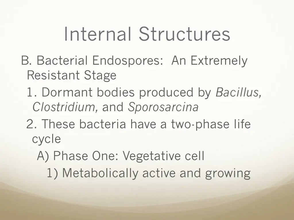 internal structures 6