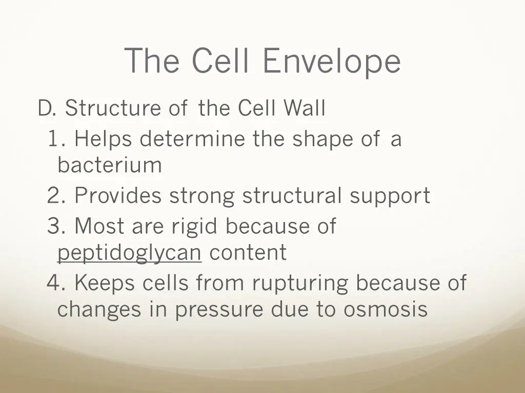 the cell envelope 2