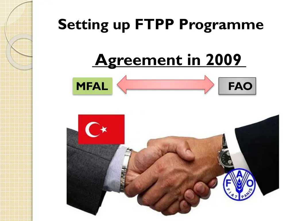 setting up ftpp programme