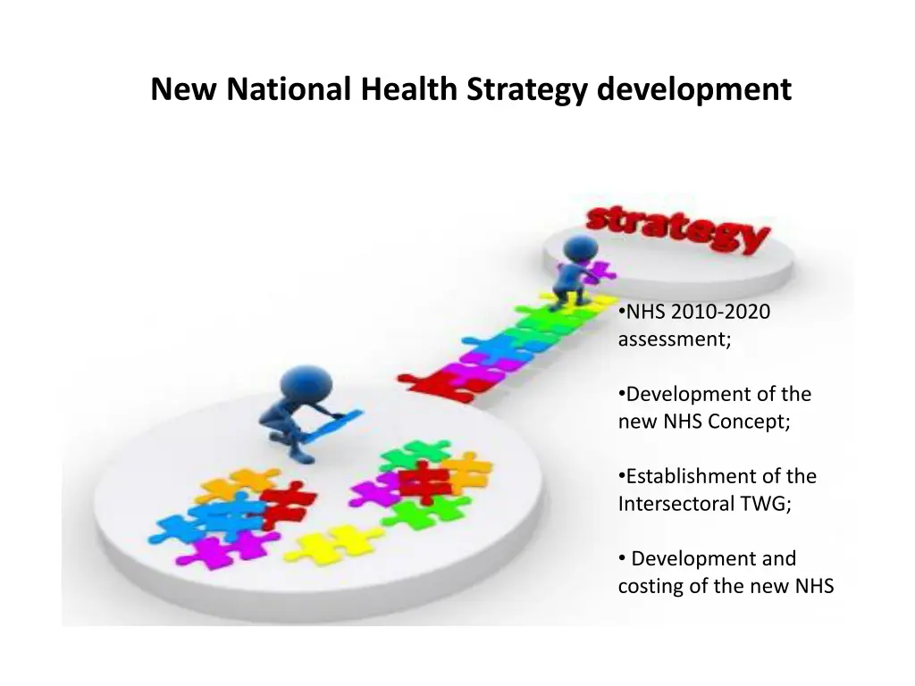 new national health strategy development