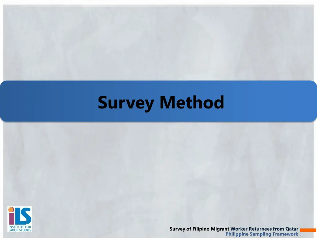 survey method