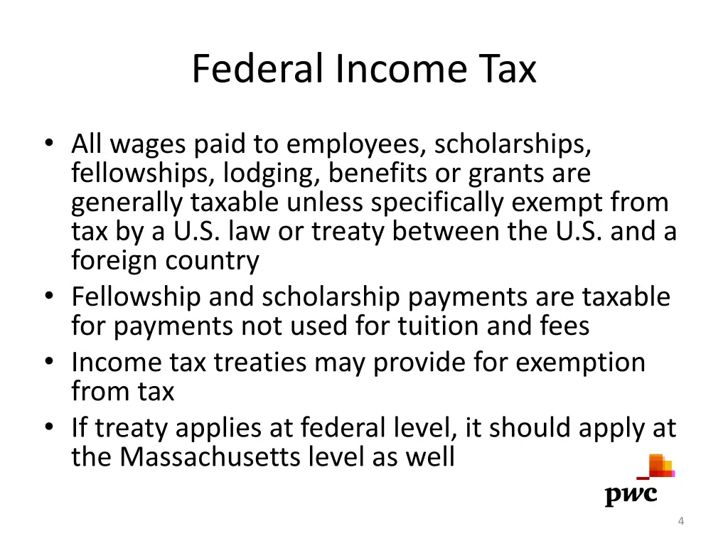 federal income tax