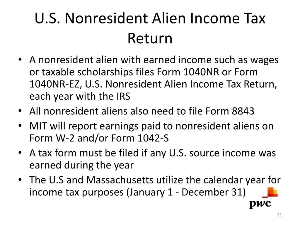 u s nonresident alien income tax return