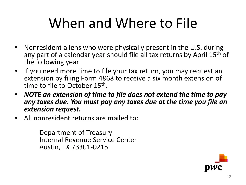 when and where to file