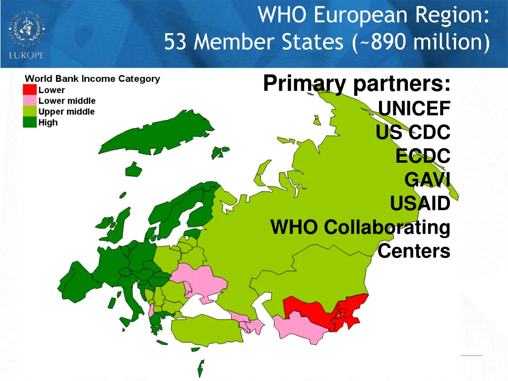 who european region 53 member states 890 million