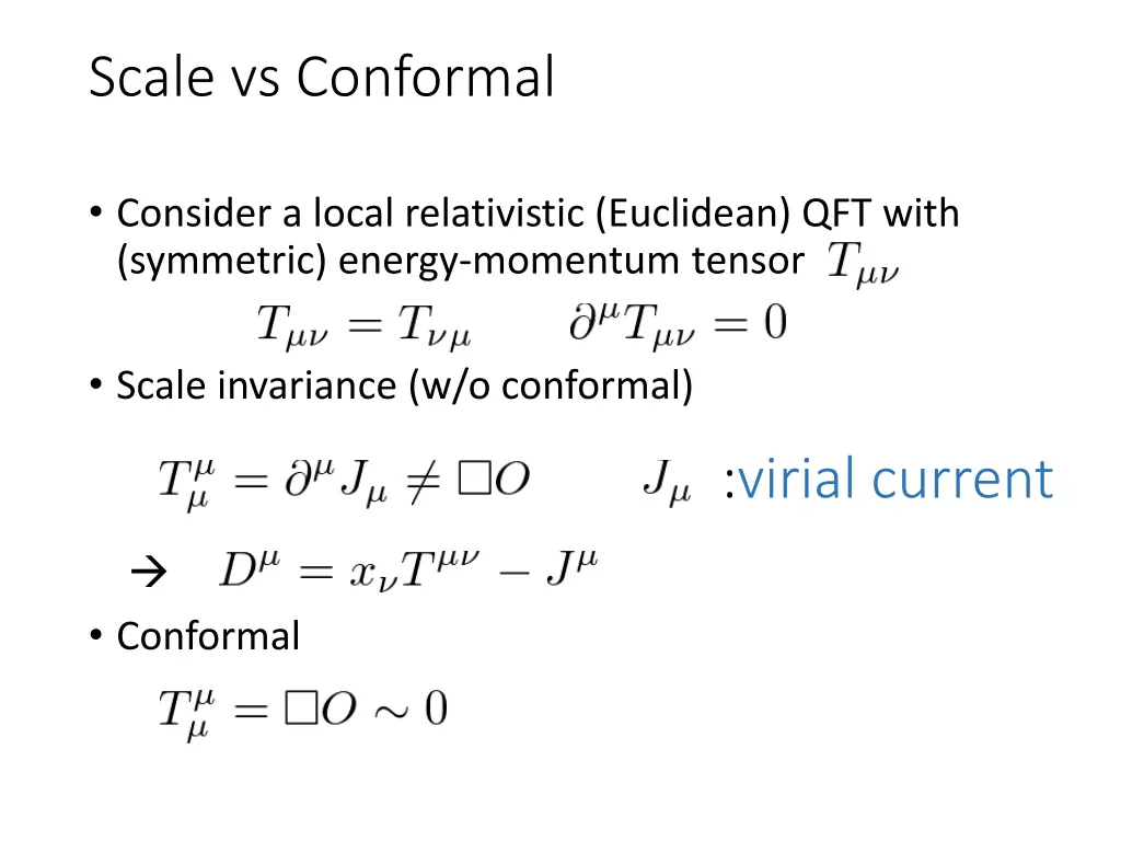 scale vs conformal 1