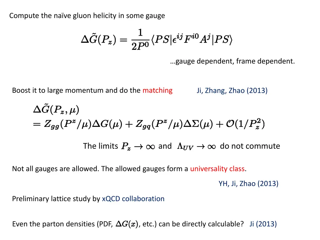 compute the na ve gluon helicity in some gauge