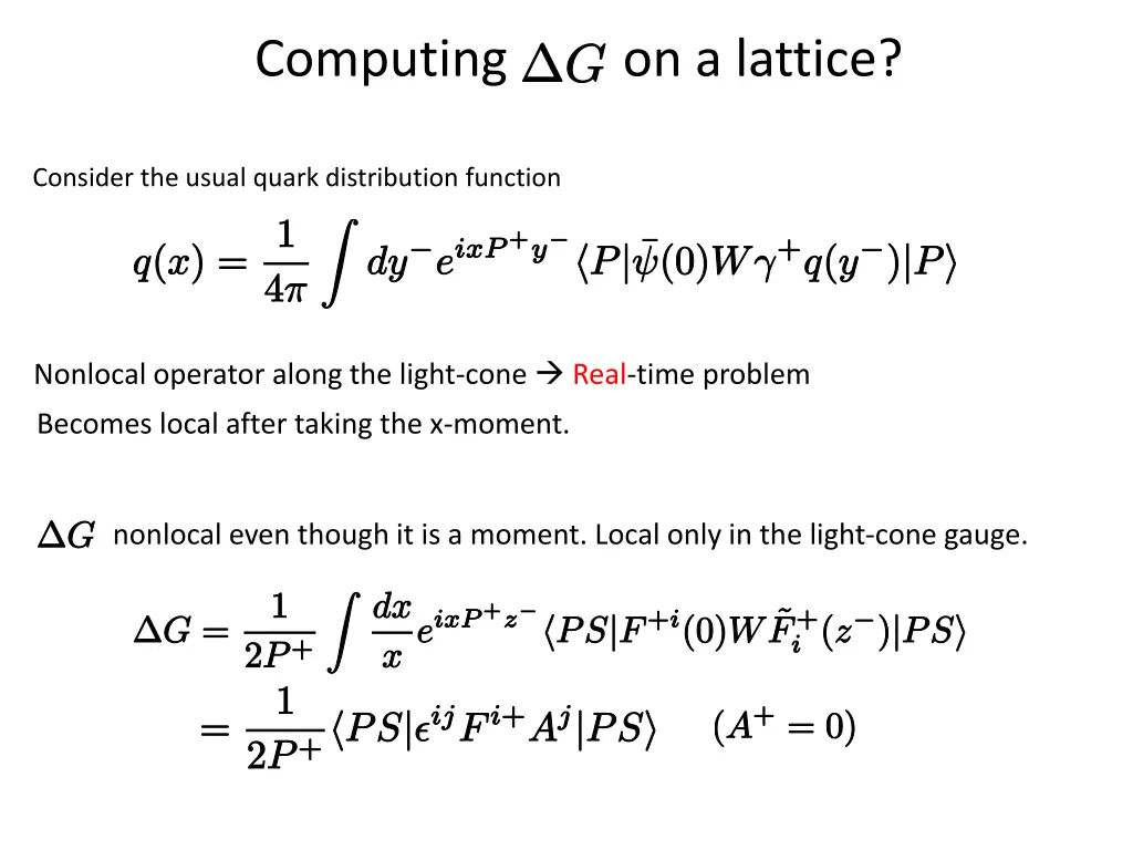 computing on a lattice