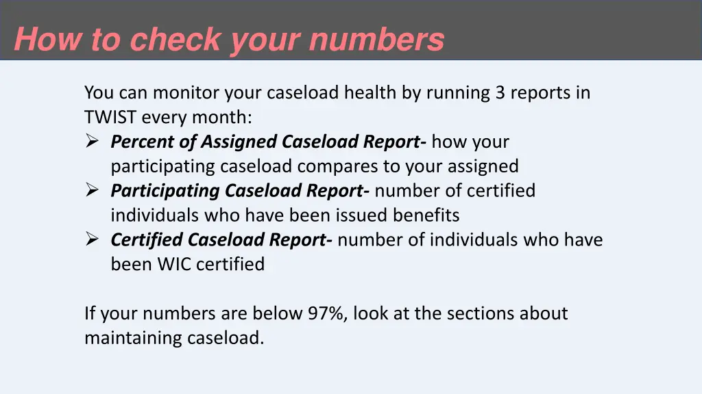 how to check your numbers