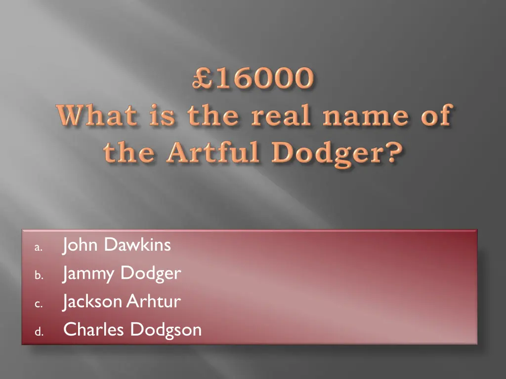 john dawkins jammy dodger jackson arhtur charles