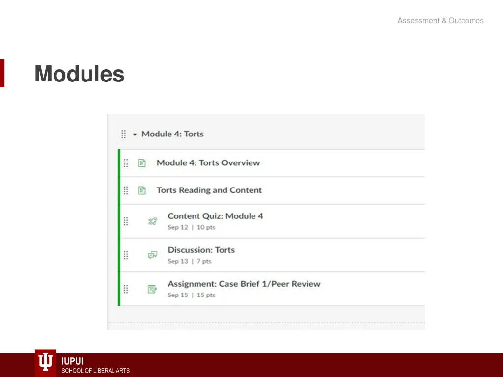 assessment outcomes 1