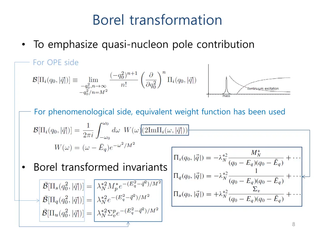 borel transformation