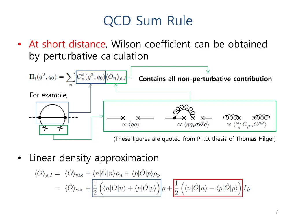 qcd sum rule 1