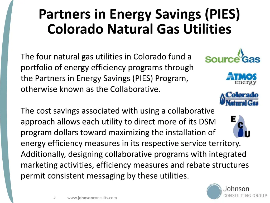 partners in energy savings pies colorado natural