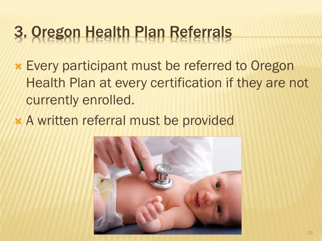 3 oregon health plan referrals