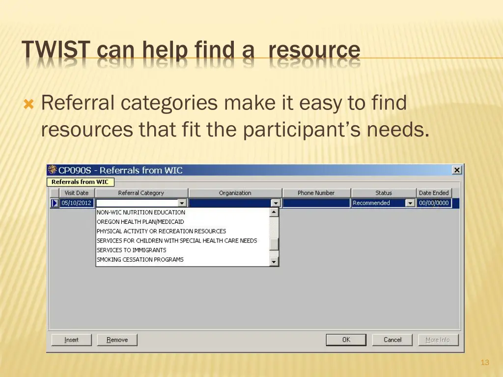 twist can help find a resource