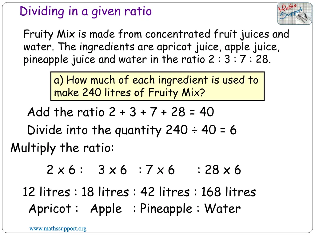 dividing in a given ratio 5