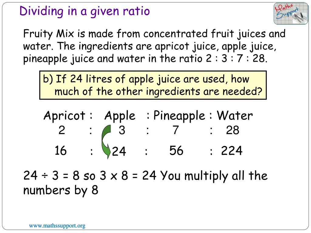 dividing in a given ratio 6