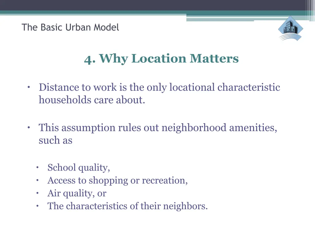 the basic urban model 15