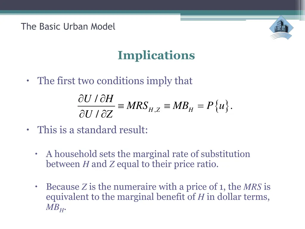 the basic urban model 28